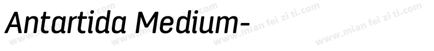 Antartida Medium字体转换